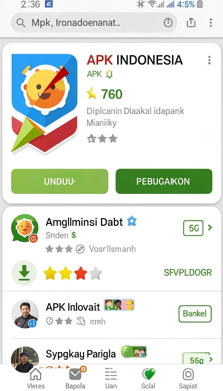 Pratinjau layar Aplikasi katakjp Terbaik untuk Android dan iOS